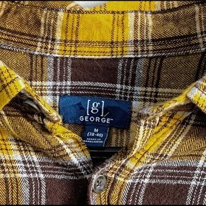 George Yellow & Brown Flannel